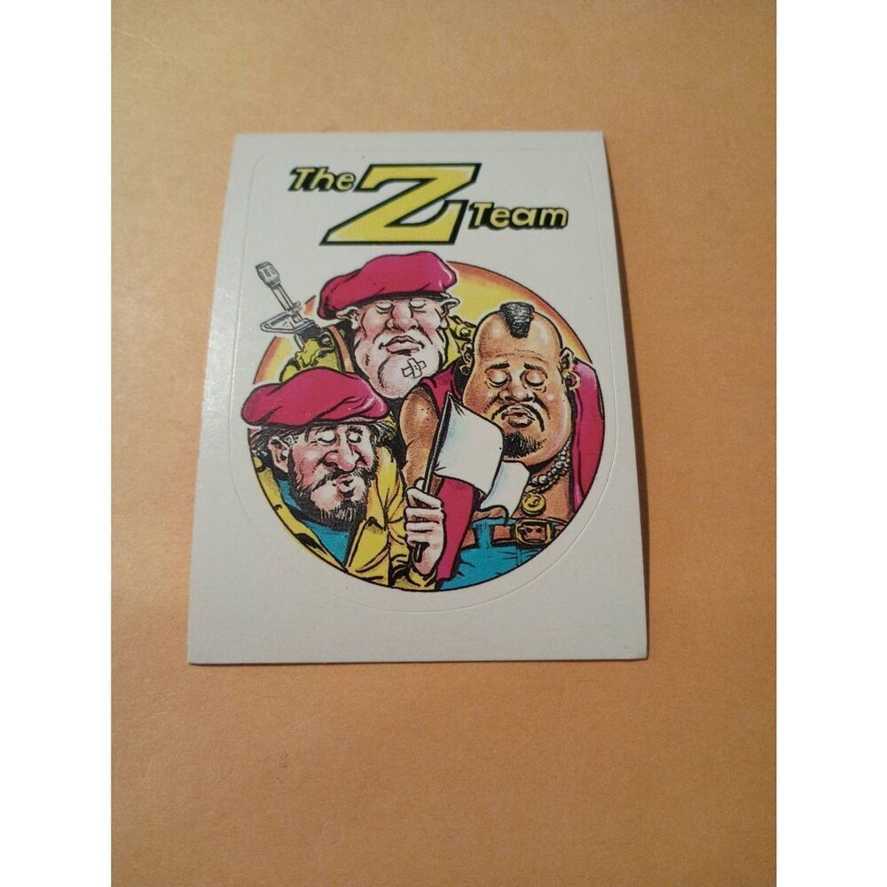 1983 General Mills Zero Hero Trading Card Sticker #44 The Z Team
